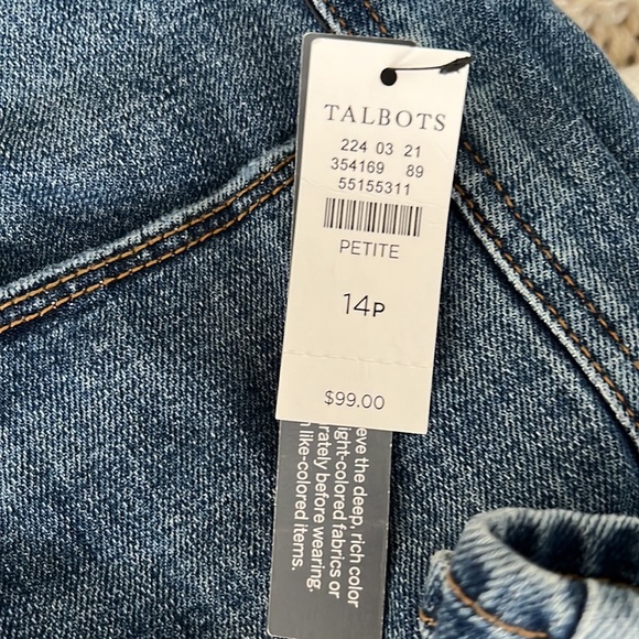 Talbots Stovepipe jeans - Picture 2 of 4